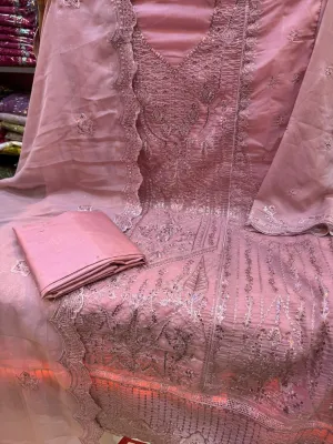 Georgette Party Wear (Unstitched)